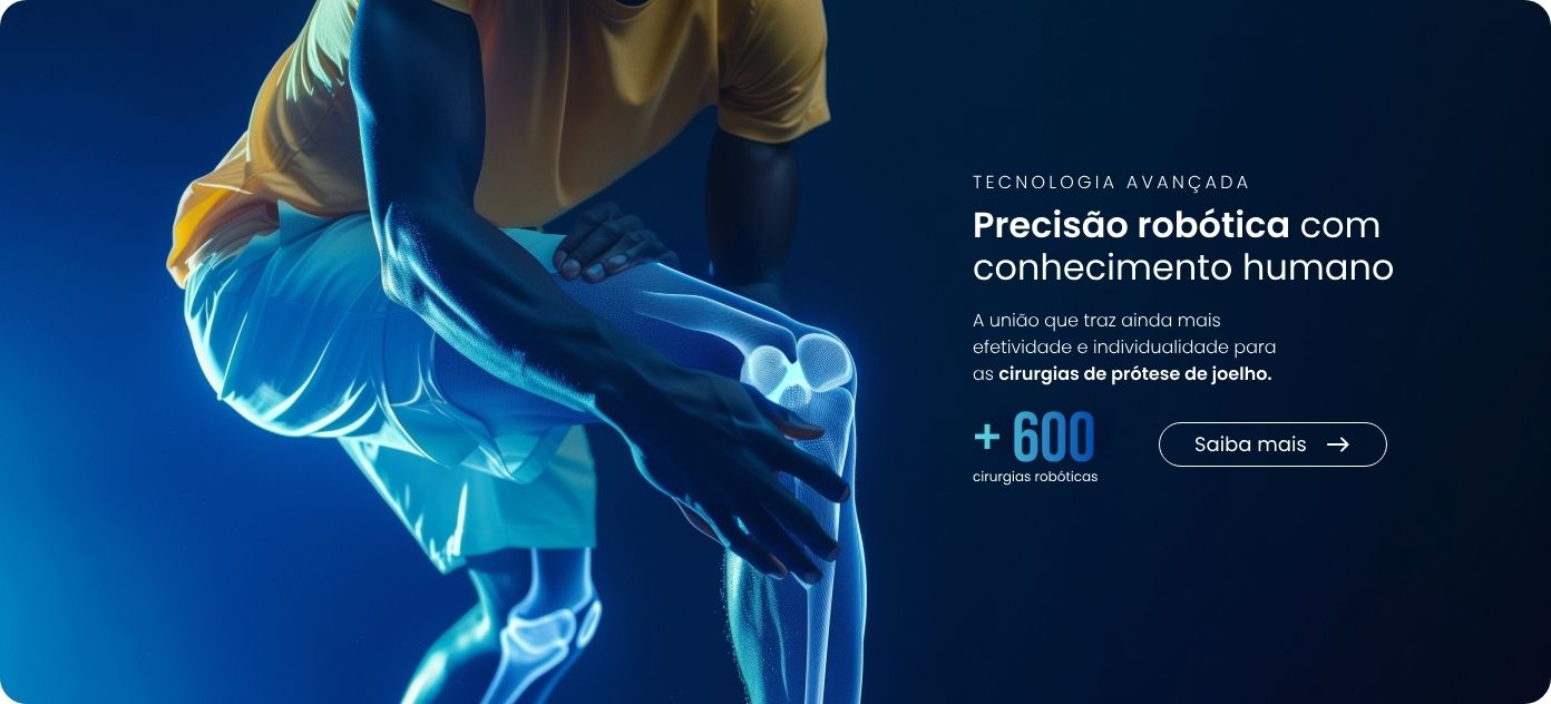 Cirurgia robótica de prótese de joelho
